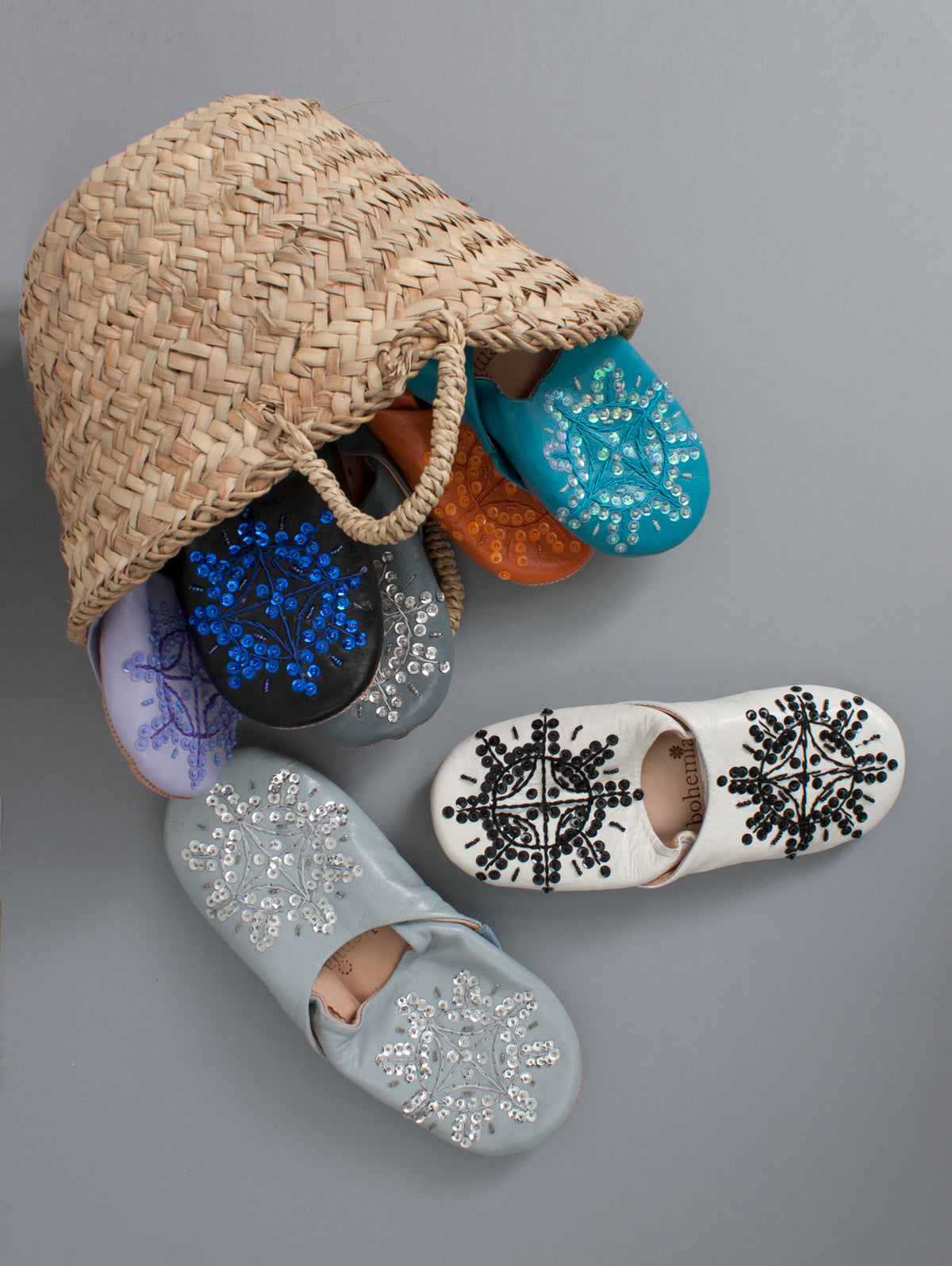 Sparkle Sequin Slippers By TheLittleBoysRoom | notonthehighstreet.com